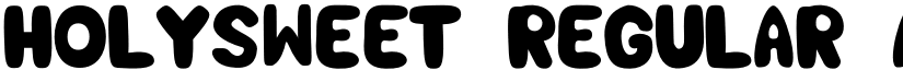 HOLYSWEET Regular font