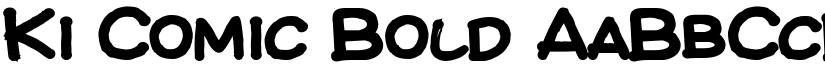 Ki Comic Bold font