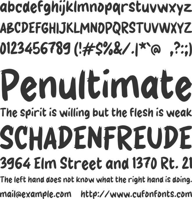 g Gilap font preview