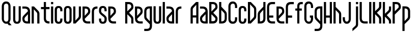 Quanticoverse Regular font