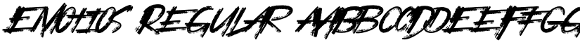 Emotios Regular font