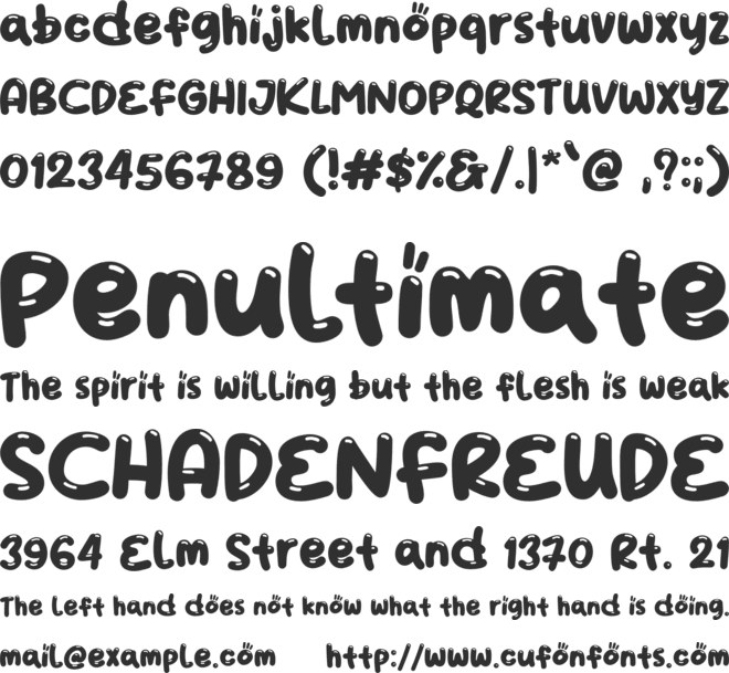 ColaKind font preview