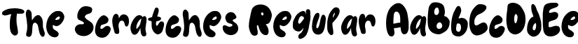 The Scratches Regular font
