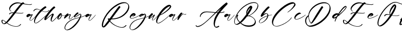 Eathonya Regular font