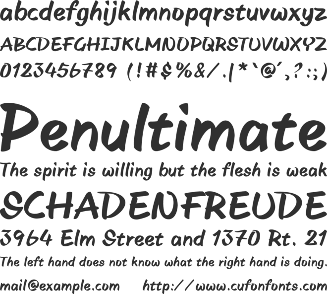 HFSkate Sonic font preview