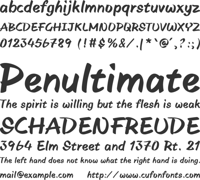 HFSkate Sonic font preview
