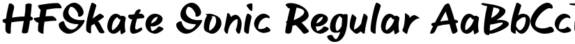 HFSkate Sonic font download