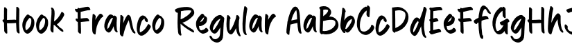 Hook Franco font download