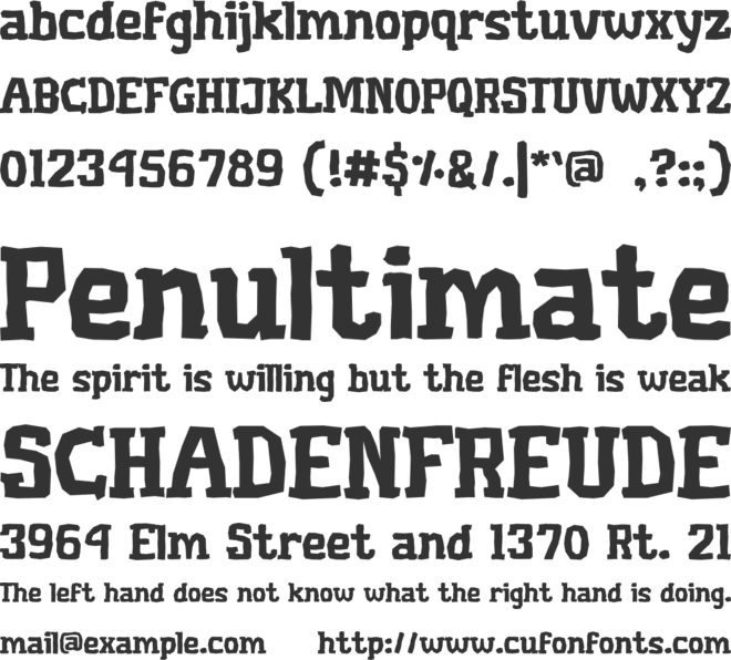 Deputy-Jack font preview