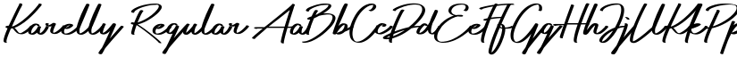 Karelly Regular font
