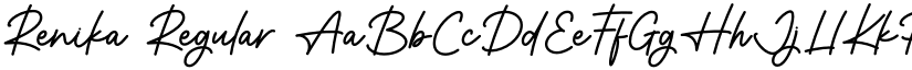 Renika Regular font