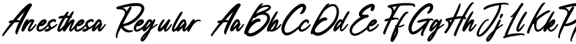 Anesthesa font download