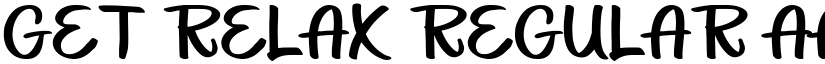 Get Relax font download
