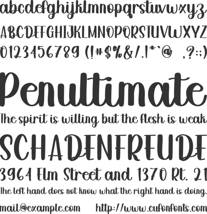 Christmas Is Coming font preview