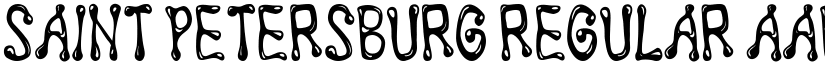 Saint Petersburg Regular font