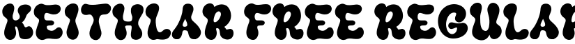 Keithlar Free Regular font
