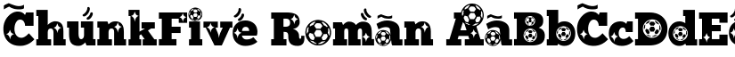 ChunkFive Roman font