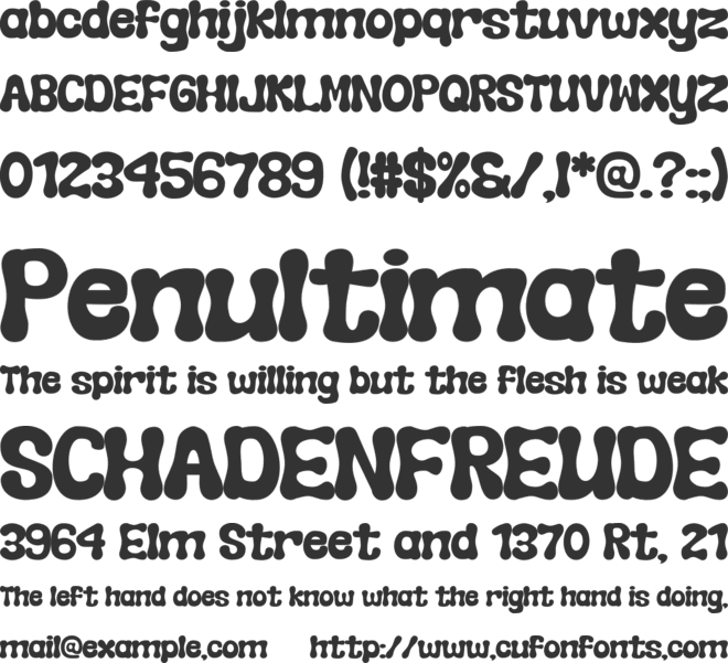 Vintage Grunge font preview