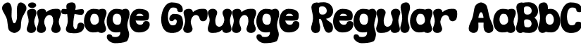 Vintage Grunge Regular font