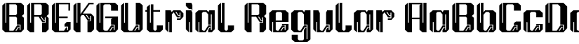BREKGUtrial font download