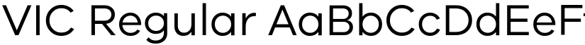 VIC Regular font