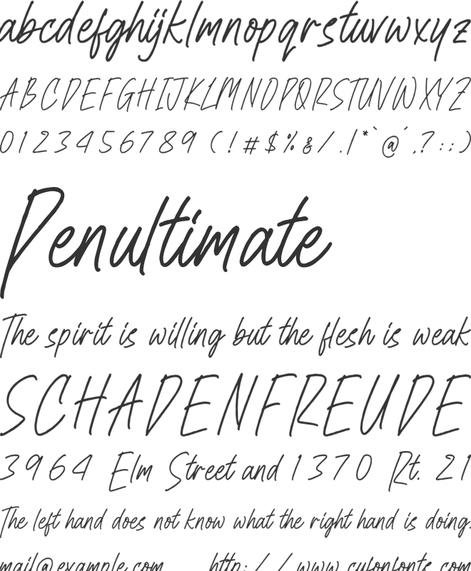 Montgomery font preview