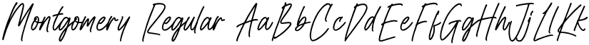Montgomery Regular font