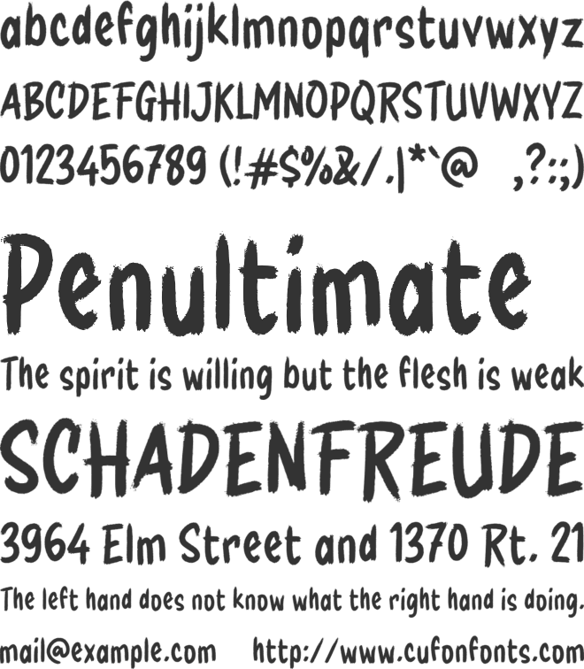 g Guerra font preview