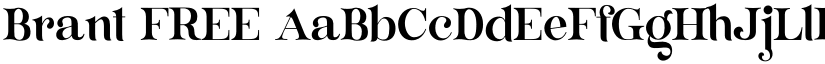 Brant FREE font