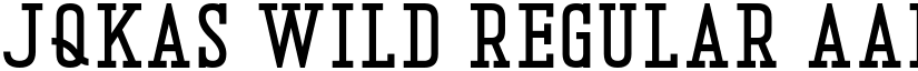 JQKAs Wild Regular font