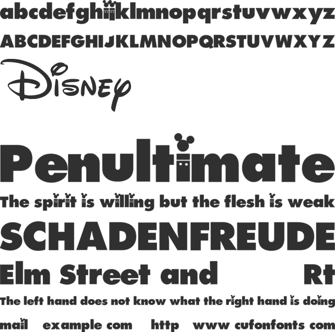 Disney Junior On Bumper font preview