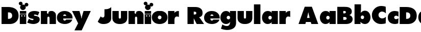 Disney Junior Regular font