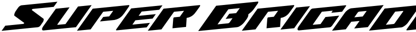 Super Brigade Rotalic Regular font