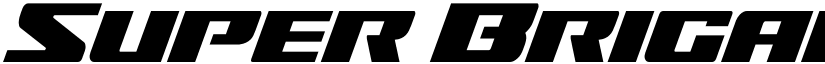 Super Brigade Semi-Condensed Regular font