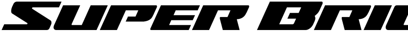 Super Brigade Semi-Expanded Regular font