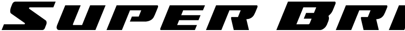Super Brigade Title Regular font