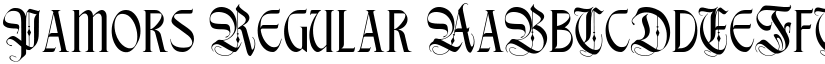 Pamors font download