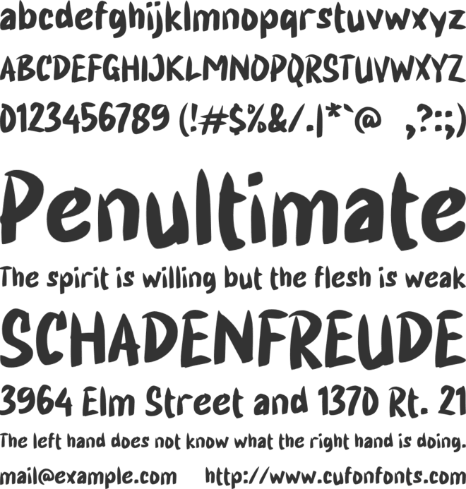 g Guanyu font preview