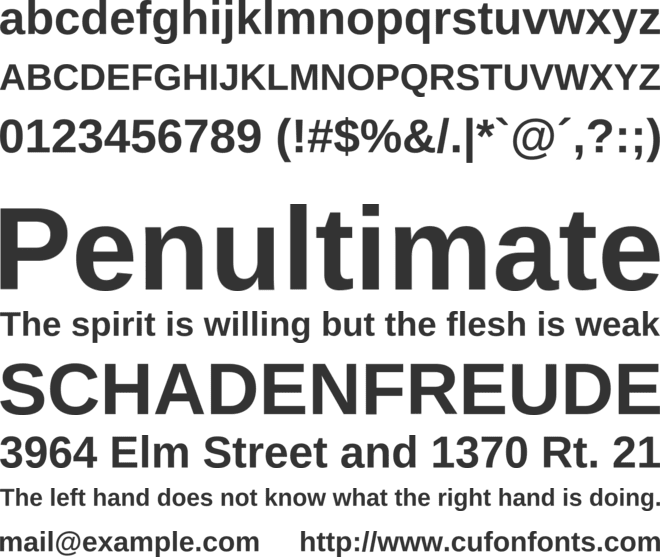 Kurinto font preview