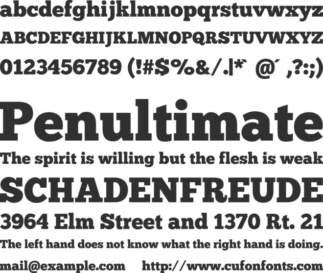 ChunkFive Ex font preview