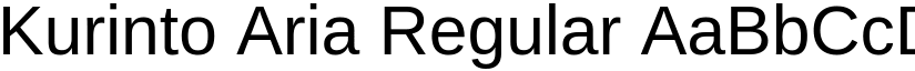 Kurinto Aria Regular font