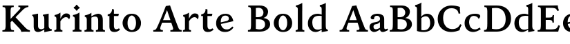 Kurinto Arte Bold font