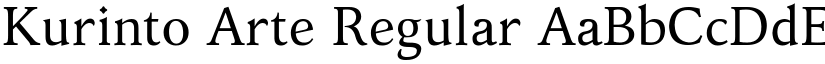 Kurinto Arte Regular font