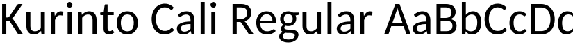 Kurinto Cali Regular font