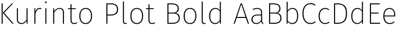 Kurinto Plot Bold font