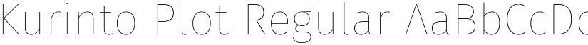 Kurinto Plot Regular font