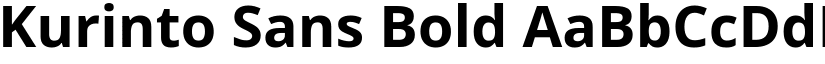 Kurinto Sans Bold font