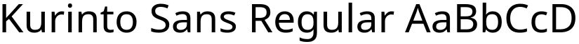 Kurinto Sans Regular font