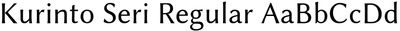 Kurinto Seri Regular font