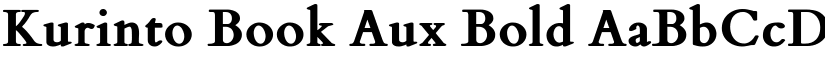 Kurinto Book Aux Bold font